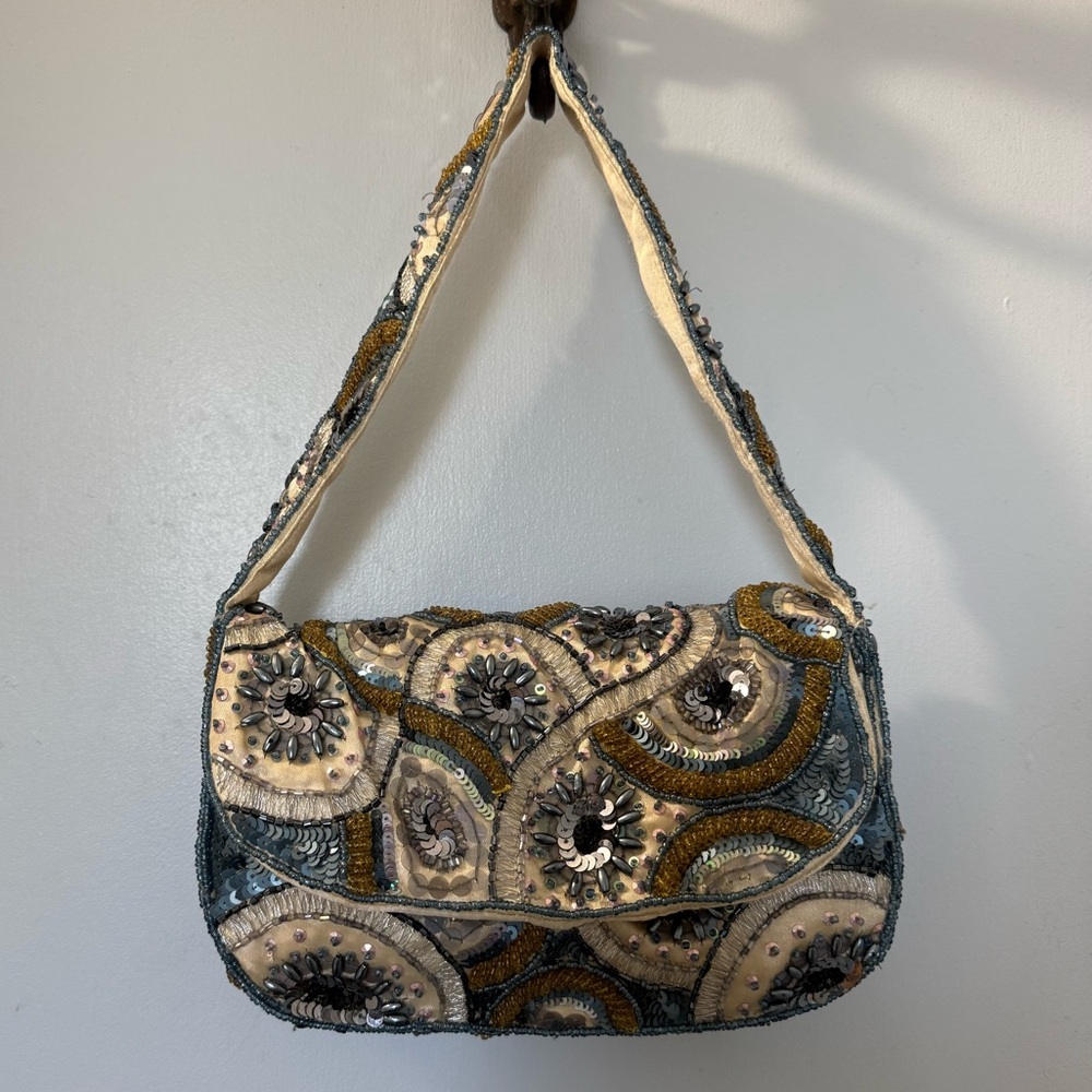 Vintage Handmade Beaded Purse
